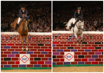 Guy Williams and Robert Whitaker share the win in the Ripon Select Foods Puissance